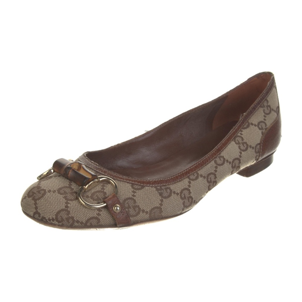 Gucci Bamboo Accent Ballet Flats-Size 6 1/2 B